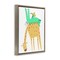 Stupell Industries Wild Animals with Saxophone Floating Frame By Carla Daly